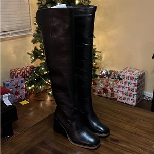 VINCE CAMUTO
Made In Brazil Eyana Wide Calf Leather Tall Boots